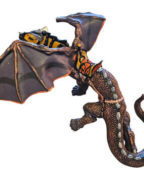 2007 Papo Dragon Of Darkness Vinyl Figure